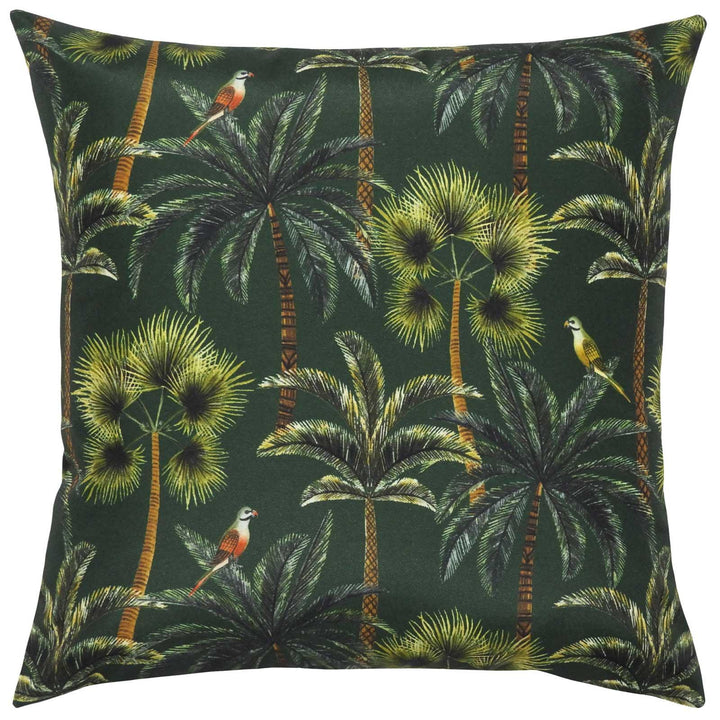 Palms Tropical Forest Outdoor Cushion Cover 17'' x 17'' -  - Ideal Textiles