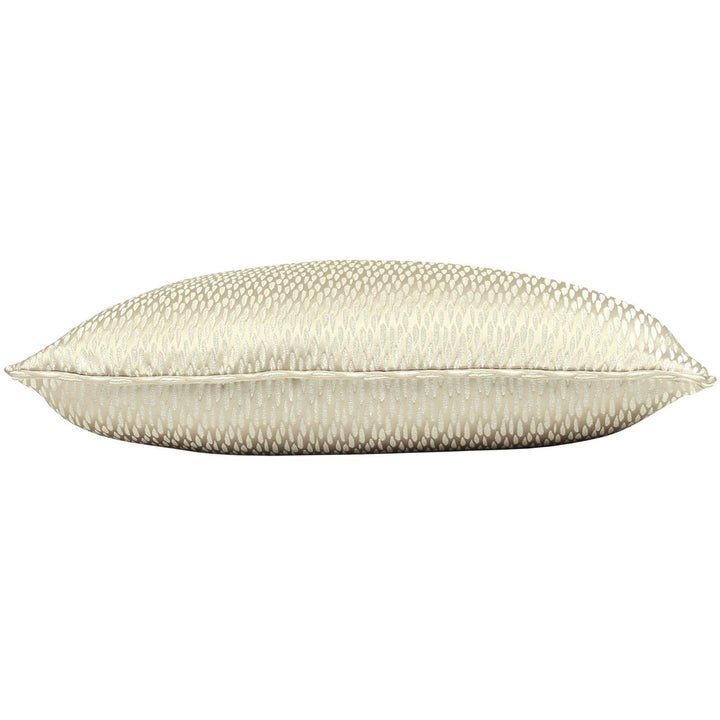 Astrid Fawn Metallic Jacquard Filled Cushions -  - Ideal Textiles