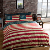 NYC Stars & Stripes Reversible Duvet Cover Set Duvet Cover Rapport   