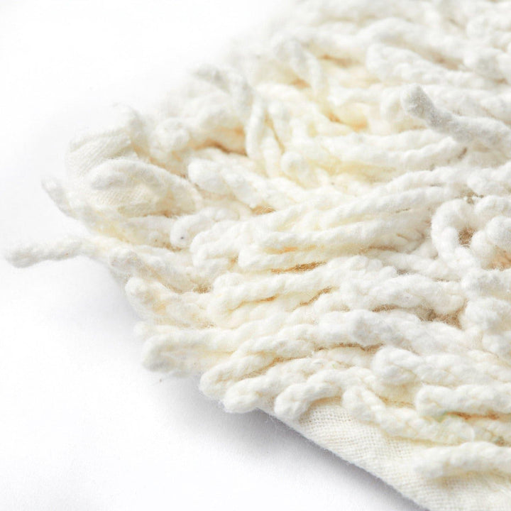 Cotton Loop Twist Bath & Pedestal Mat Set Cream -  - Ideal Textiles