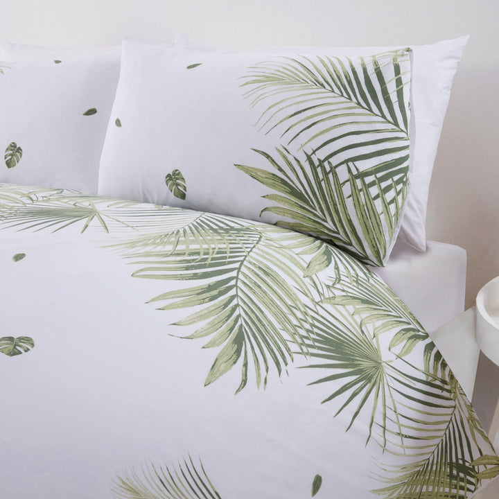Tropics Eco-Friendly Green Duvet Cover Set -  - Ideal Textiles