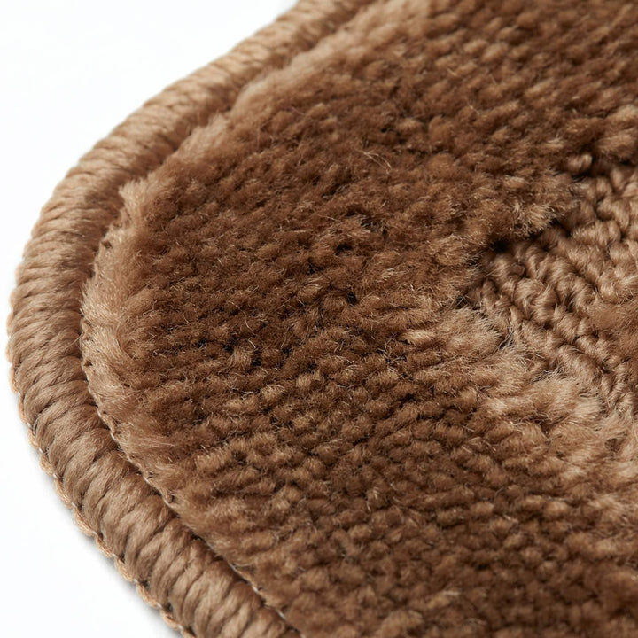Orkney Non-Slip Bath & Pedestal Mat Set Beige -  - Ideal Textiles