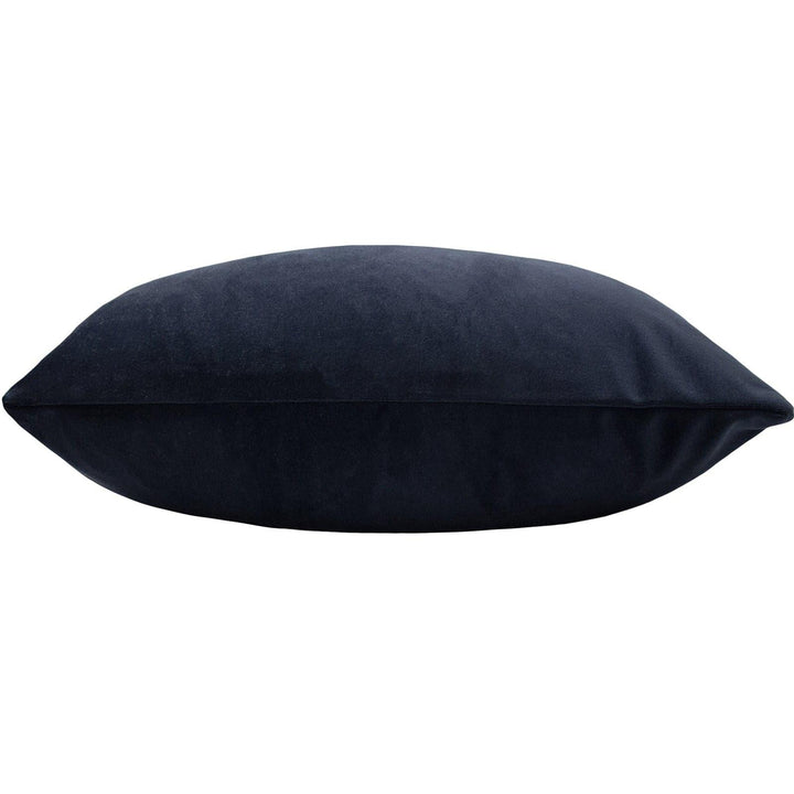 Sunningdale Velvet Rectangular Midnight Filled Cushions 12'' x 20'' -  - Ideal Textiles