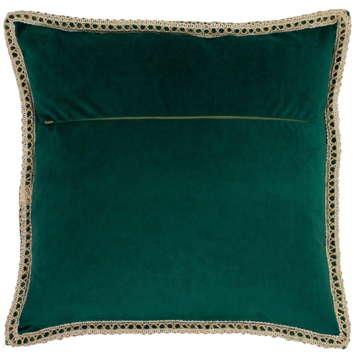 Amazonia Jungle Jacquard Green Cushion Covers 20'' x 20'' -  - Ideal Textiles