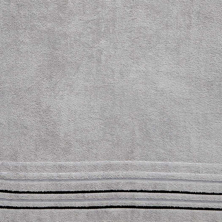 Java Stripe 100% Cotton Towel Grey - Ideal