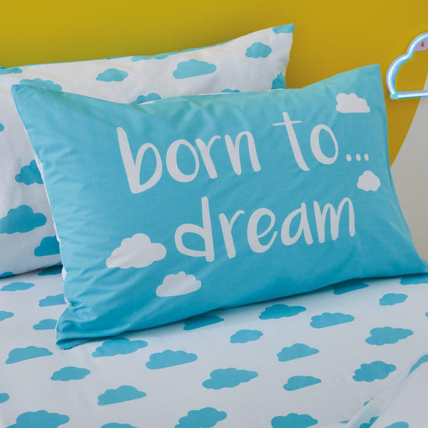 Born to Dream 100% Organic Cotton Duvet Cover Set -  - Ideal Textiles