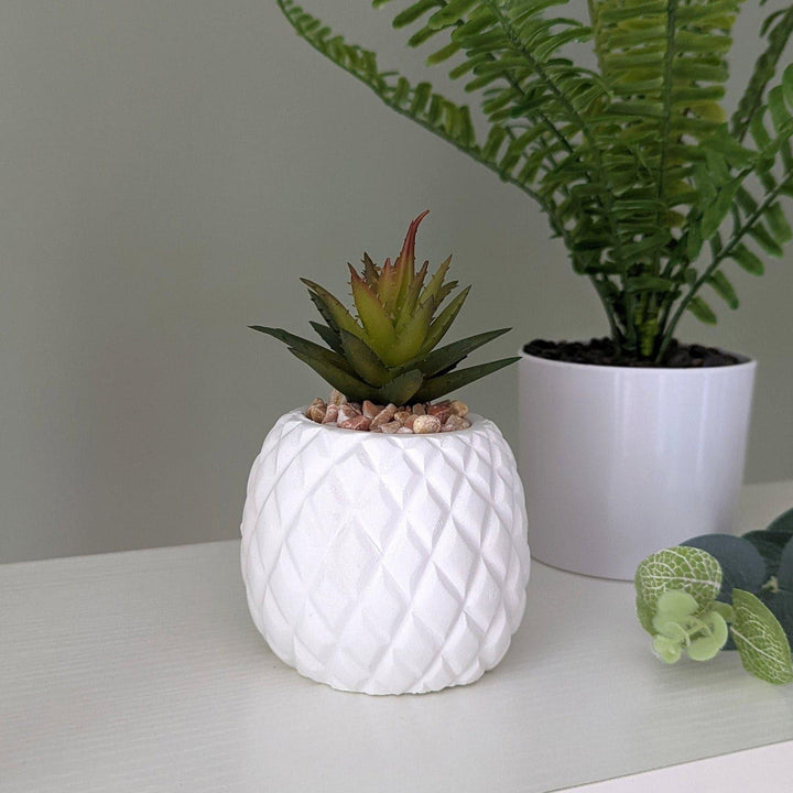 Artificial Succulent in Pineapple Pot -  - Ideal Textiles