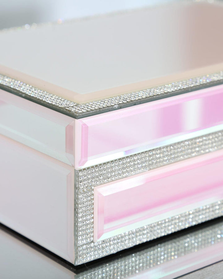 Ariana Pink Lustre Jewellery Box - Ideal