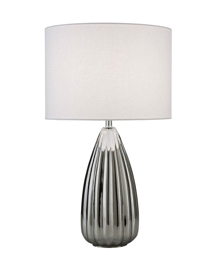 Quinn Table Lamp with White Shade - Ideal