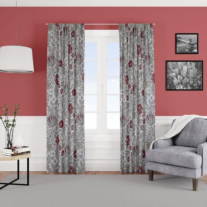 Chalfont Ruby Made To Measure Curtains -  - Ideal Textiles
