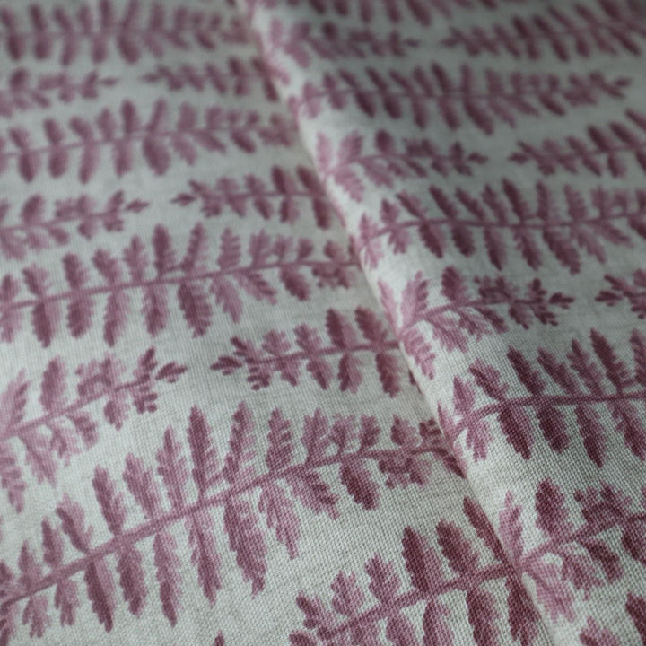 FABRIC SAMPLE - Fernia Dusty Pink -  - Ideal Textiles
