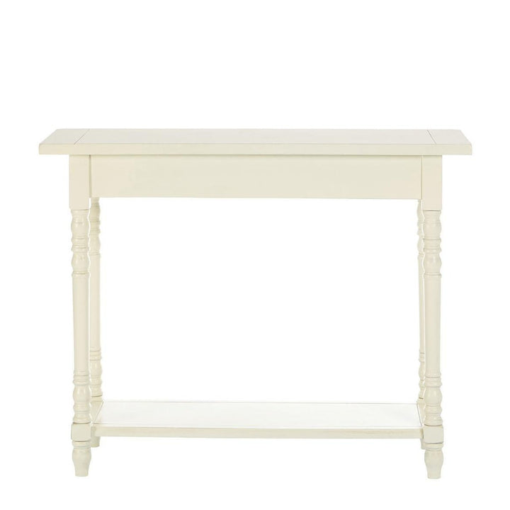 Antique White Chinese Oak Console Table - Ideal
