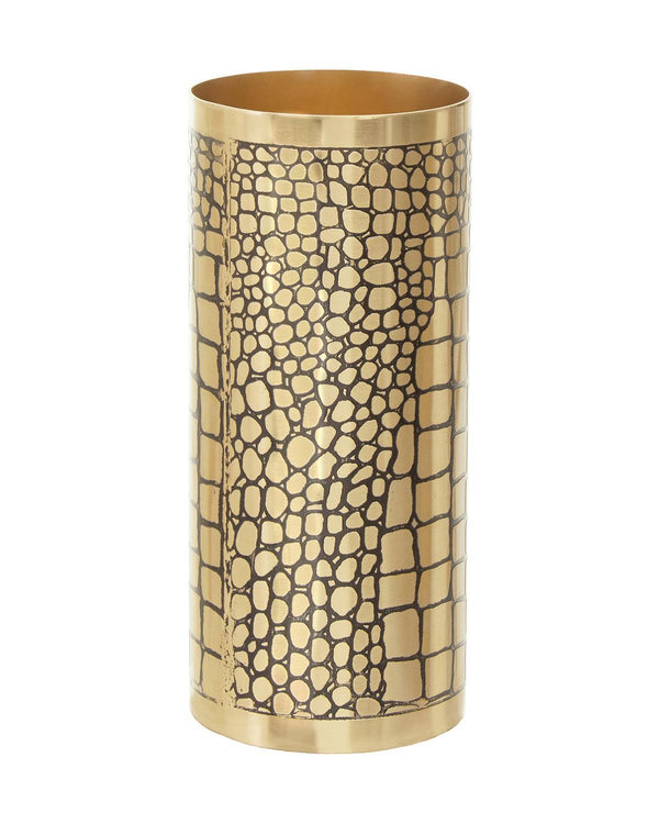 Roslin Gold Croc Small Vase - Ideal