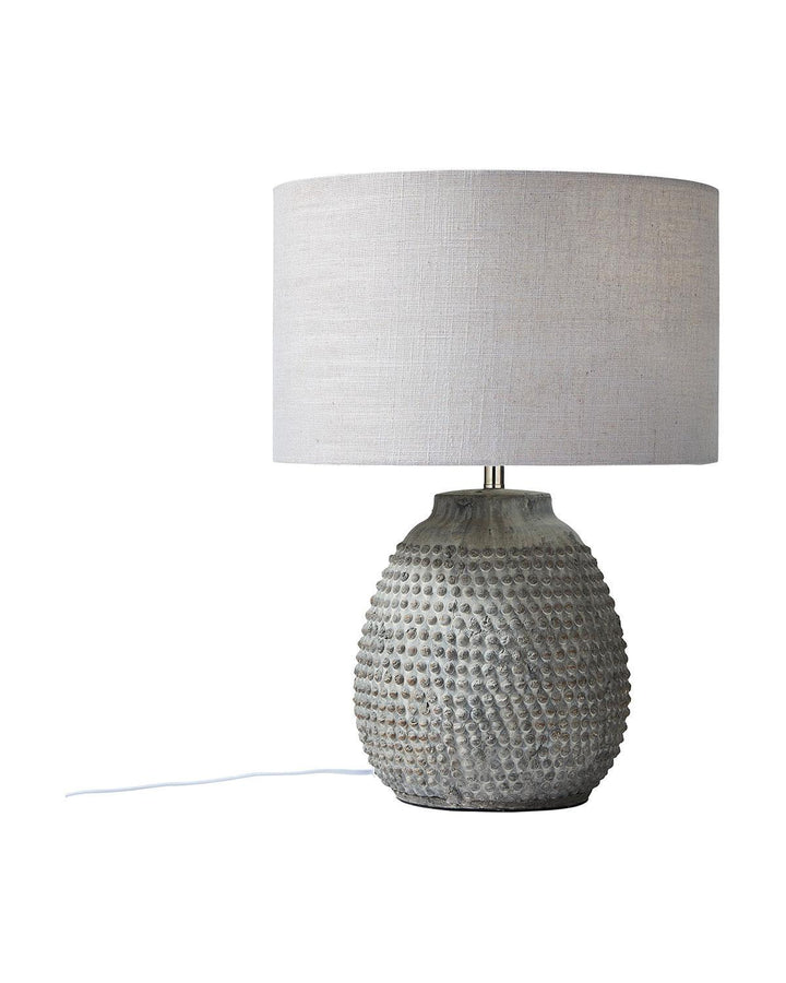 Ludlow Table Lamp - Grey Shade - Grey - Ideal