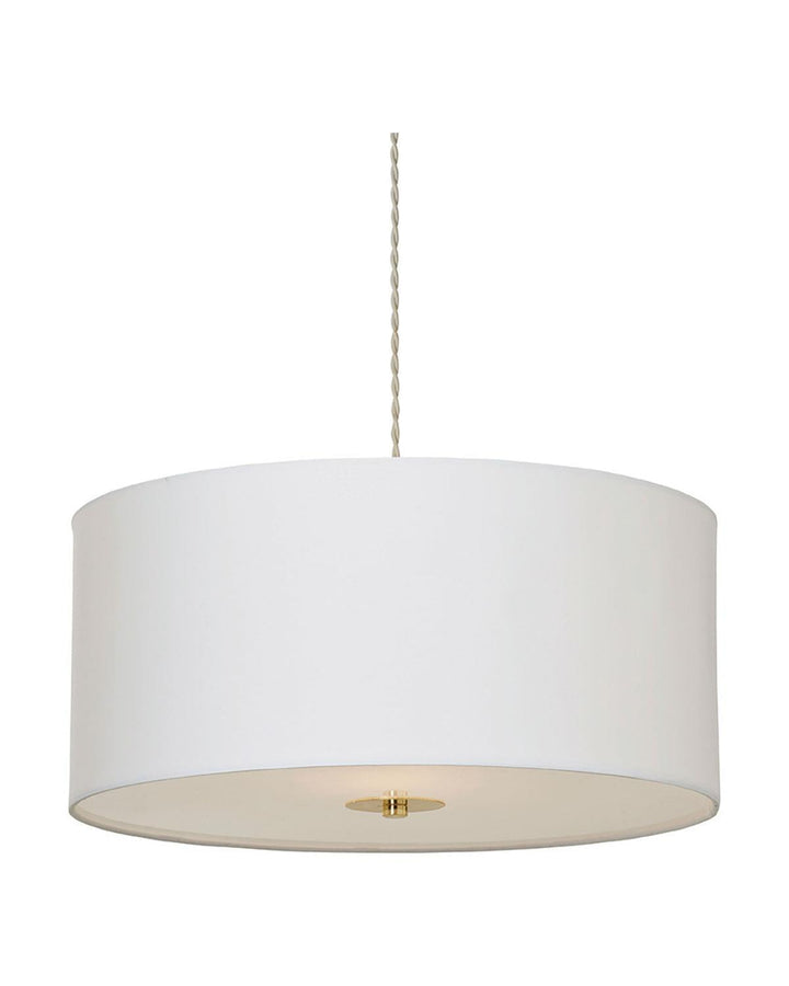 Ivory and Gold Madaleine Pendant Light Shade - Ideal