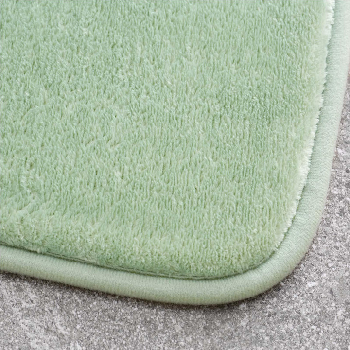 Anti-Bacterial Bath & Pedestal Mat Set Sage -  - Ideal Textiles