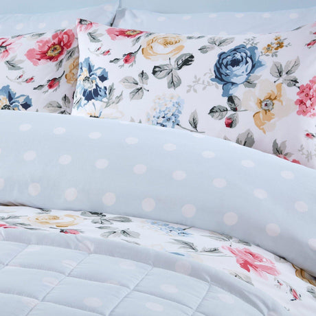 Emilia Floral Reversible Multicolour Duvet Cover Set Duvet Cover Rapport   