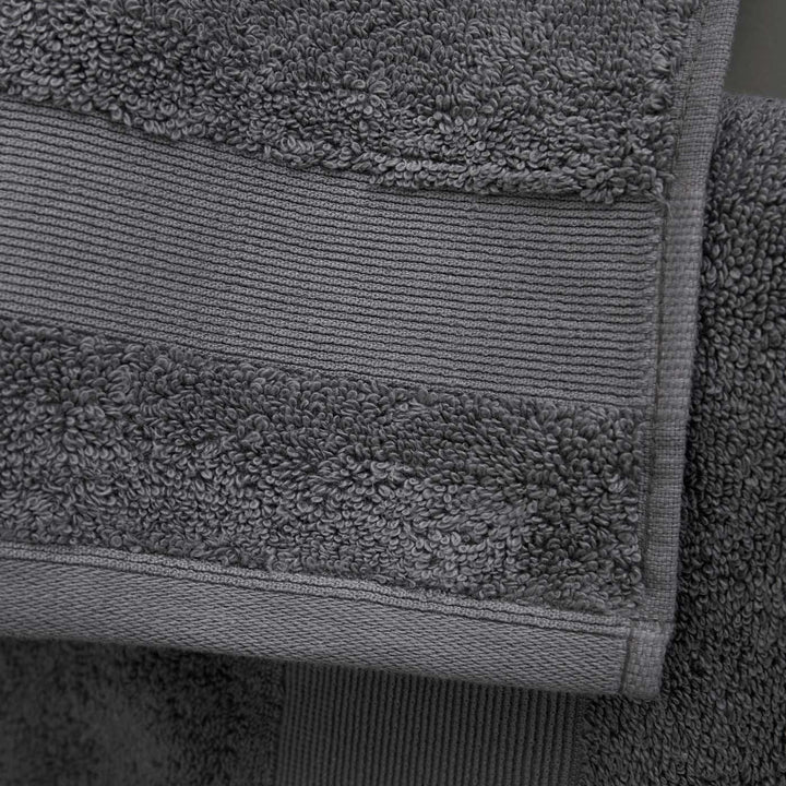 Anti-Bacterial Cotton 2 Pack Charcoal Face Cloth Pair -  - Ideal Textiles