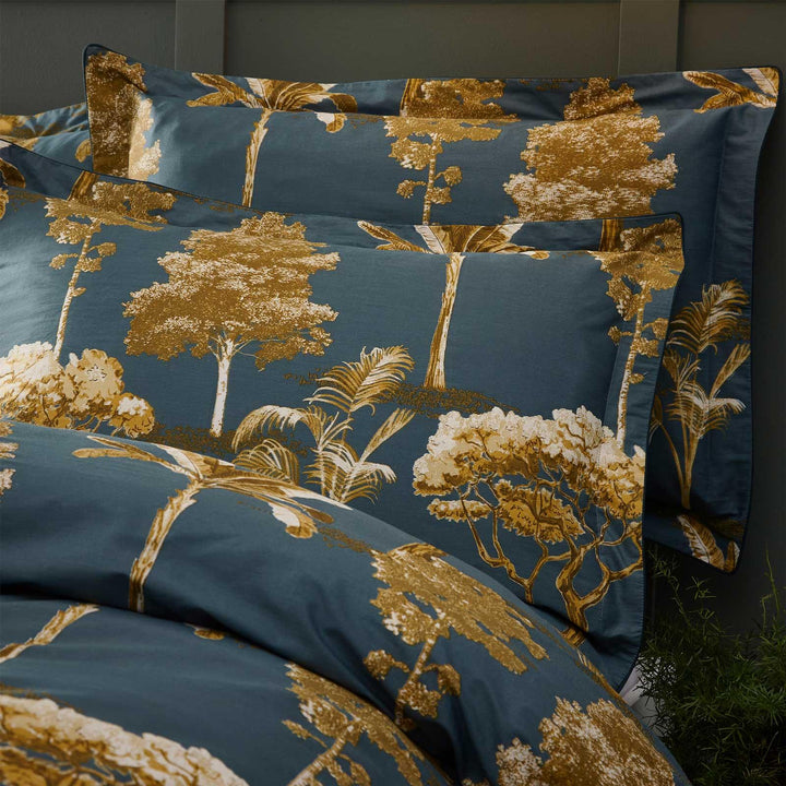 Arboretum 200 Thread Count 100% Cotton Blue Oxford Pillowcases -  - Ideal Textiles