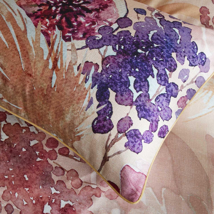 Saffa Boho Floral 100% Cotton Multicolour Duvet Cover Set -  - Ideal Textiles