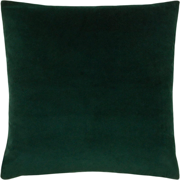 Sunningdale Plain Velvet Bottle Filled Cushions 20'' x 20'' - Polyester Pad - Ideal Textiles