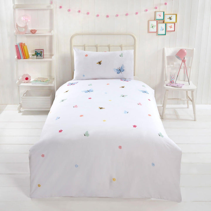 Butterfly & Bees Eco-Friendly Duvet Cover Set -  - Ideal Textiles