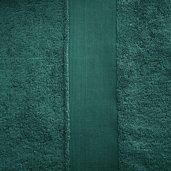 Antibacterial 100% Cotton Bathroom Towels Forest Green - Ideal