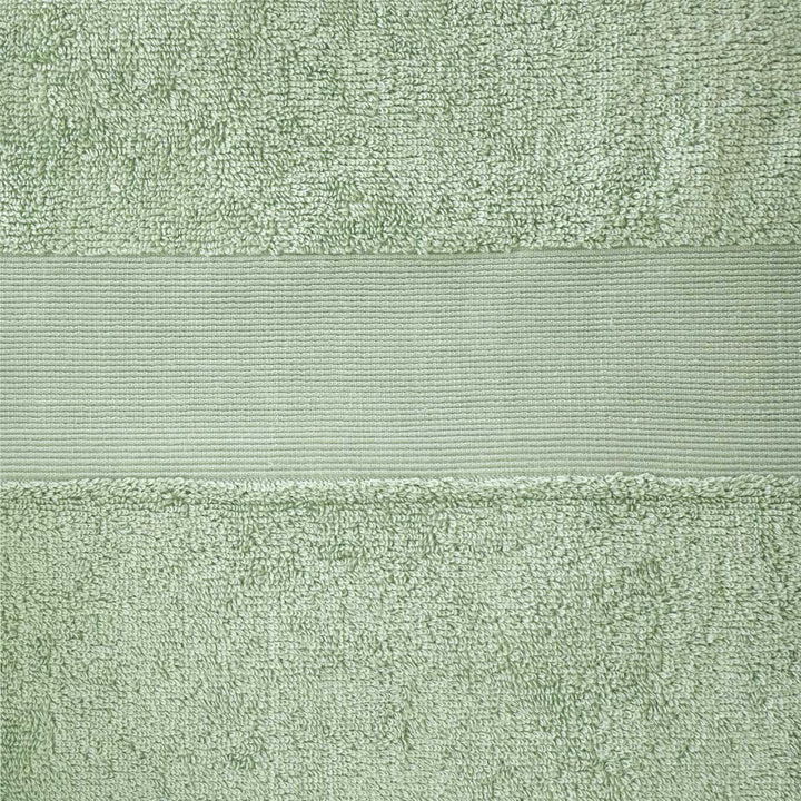 Anti-Bacterial 100% Cotton Sage 6 Piece Towel Bale Set -  - Ideal Textiles