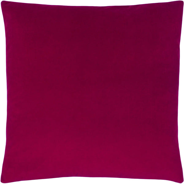 Sunningdale Plain Velvet Cerise Cushion Covers 20'' x 20'' -  - Ideal Textiles