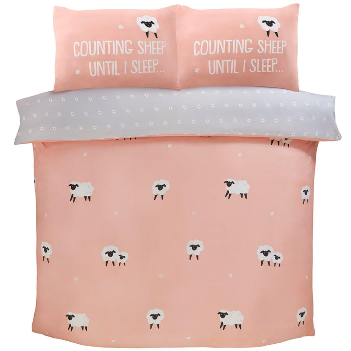 So Soft Counting Sheep Blush Duvet Cover Set - Ideal
