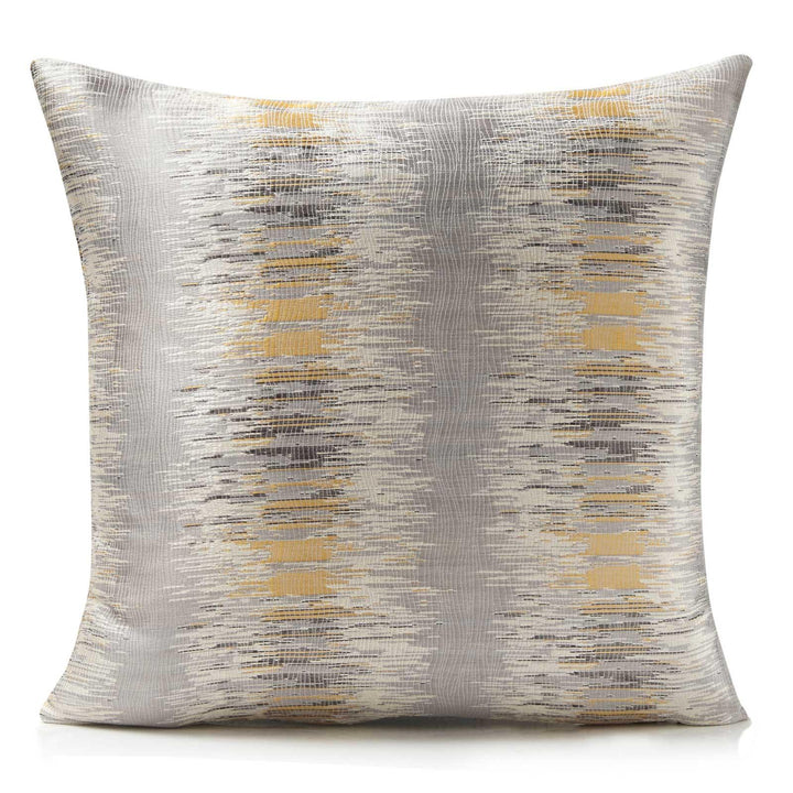 Reflections Jacquard Ochre Cushion Cover 18" x 18" -  - Ideal Textiles