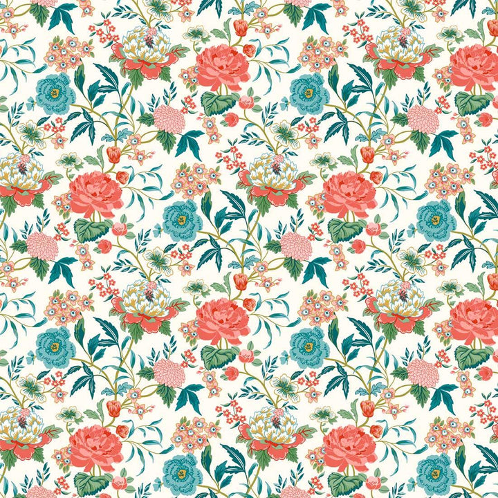 Azalea Floral Wallpaper Multi - Ideal