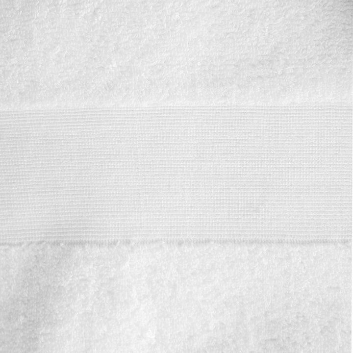 Anti-Bacterial 100% Cotton White 6 Piece Towel Bale Set -  - Ideal Textiles
