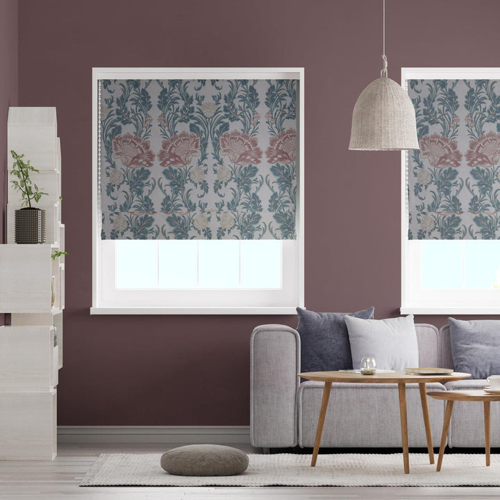 Acantha Rosemist Made To Measure Roman Blind -  - Ideal Textiles
