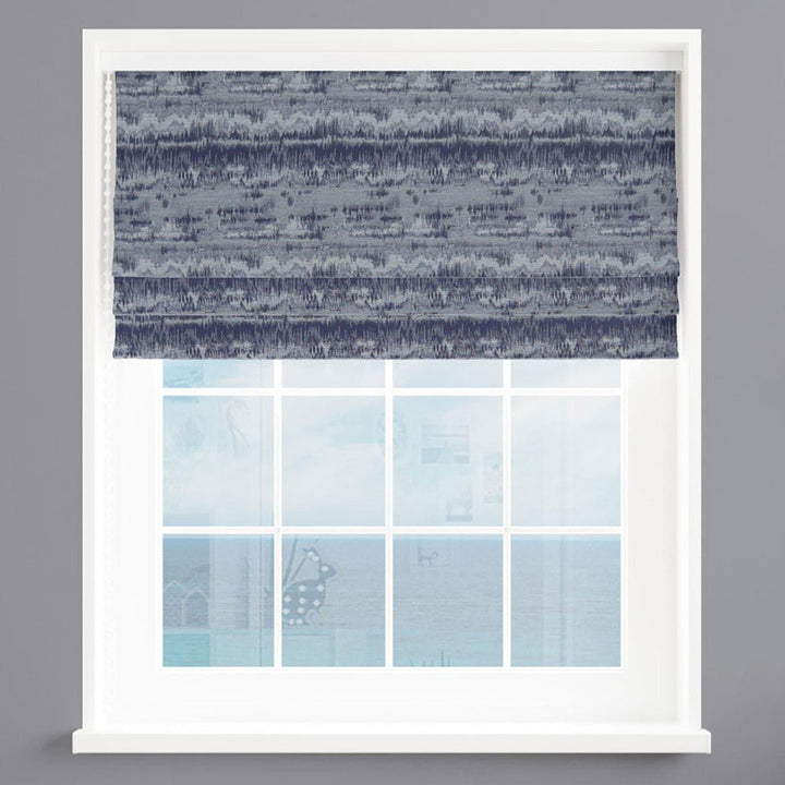 Cancun Blue Made To Measure Roman Blind -  - Ideal Textiles
