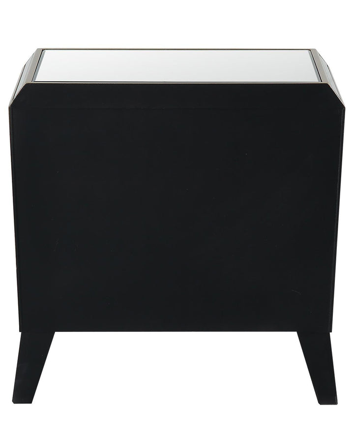 Ana Champagne 2 Drawer Bedside Cabinet - Ideal