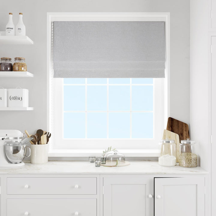 Tiverton Ivory Made To Measure Roman Blind -  - Ideal Textiles