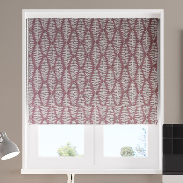 Fernia Rosa Made To Measure Roman Blind -  - Ideal Textiles