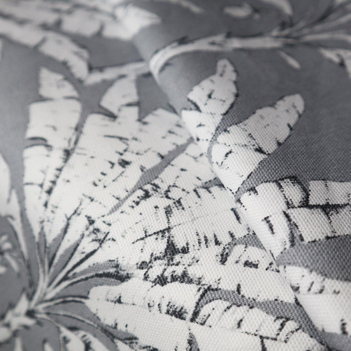 Palm House Pewter Made To Measure Curtains -  - Ideal Textiles
