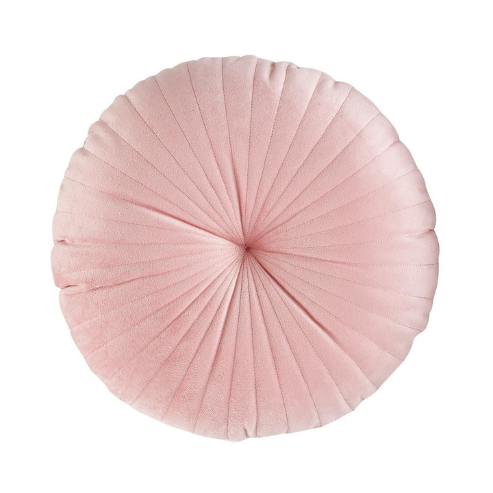 Pleated Round Cushion Pink - Ideal