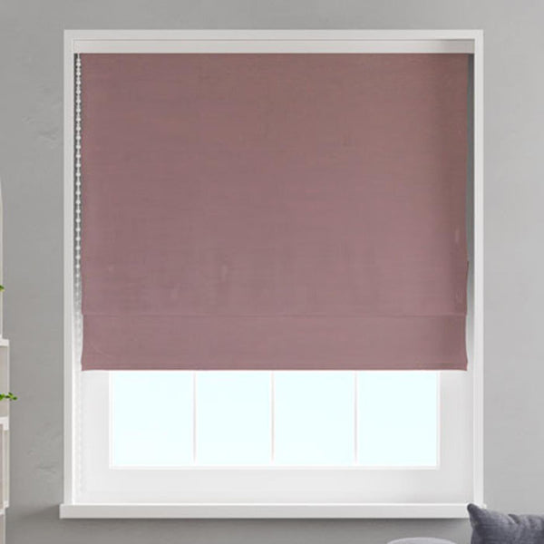 Azurite Pink Made To Measure Roman Blind -  - Ideal Textiles