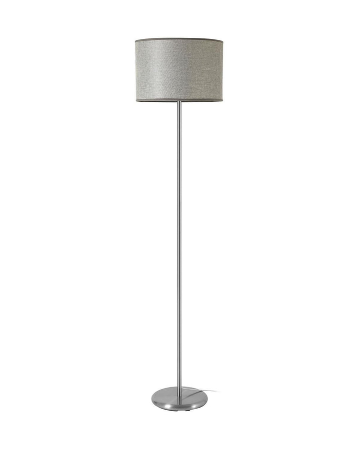 Polished Chrome Stainless Steel Floor Lamp - Ideal