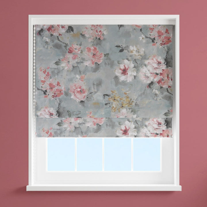 Hanami Coral Made To Measure Roman Blind -  - Ideal Textiles