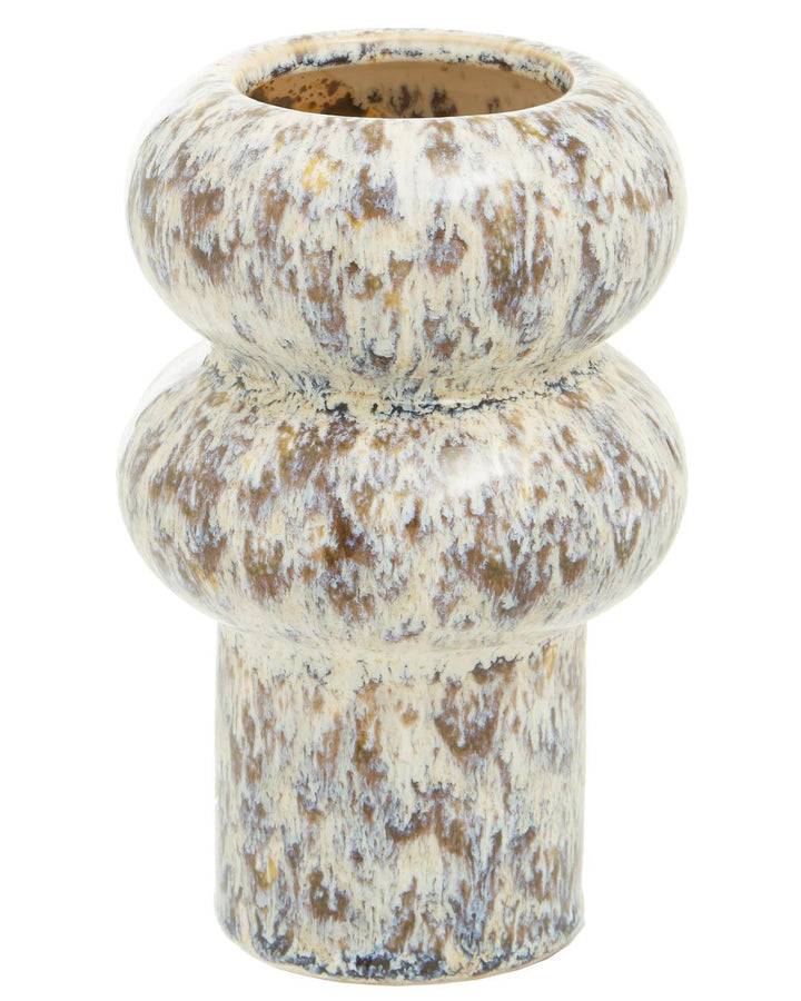 Small Shyla Geometric Speckled Vase - Ideal