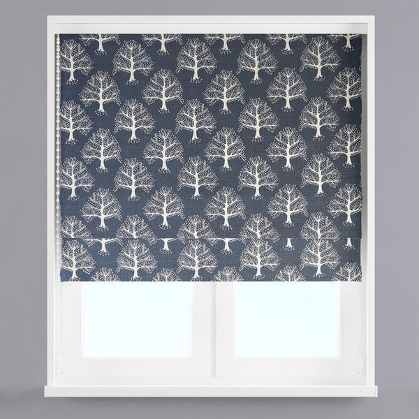 Great Oak Midnight Made To Measure Roman Blind Blinds iLiv   