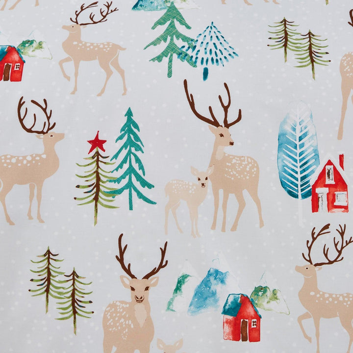 Winter Stag Reversible Christmas Duvet Cover Set - Ideal
