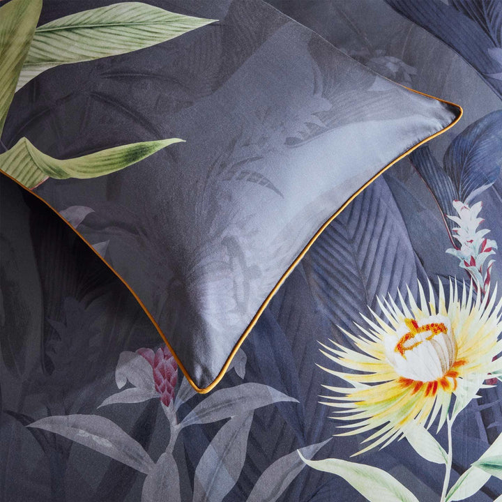 Artemis Botanical 100% Cotton Piped Pillowcases -  - Ideal Textiles