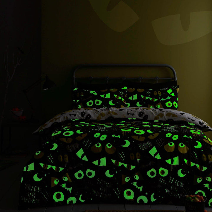 Halloween Trick or Treat Glow in the Dark Duvet Cover Set - Ideal
