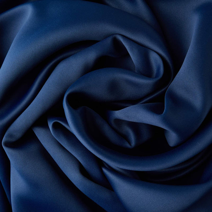 Cali Plain Thermal Blackout Tape Top Curtains Navy -  - Ideal Textiles
