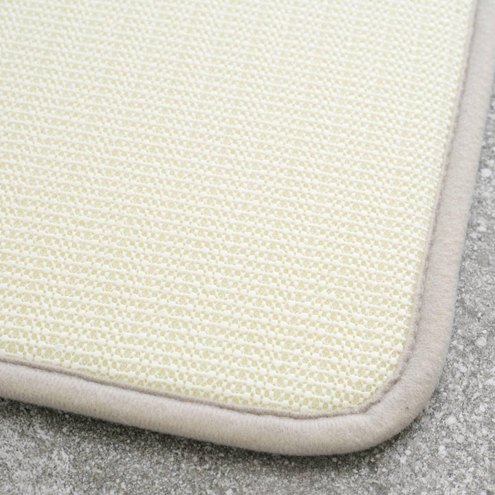 Anti-Bacterial Memory Foam Bath Mat Natural -  - Ideal Textiles